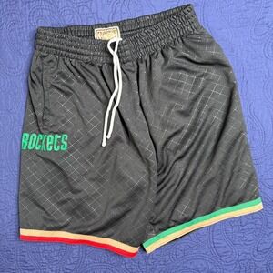 Mitchell & Ness Houston Rockets NBA Hardwood Classics Swingman Shorts Mens L